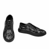 Herresko casual/sport 841-1 grå camuflage