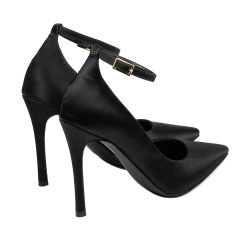 Elegante damesko 1311 sort satin