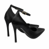 Elegante damesko 1311 sort satin