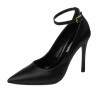 Elegante damesko 1311 sort satin