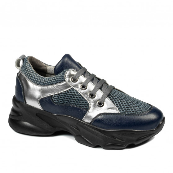Damesportssko 6038 indigo kombineret