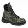 Dame støvler 3362 kaki camuflage