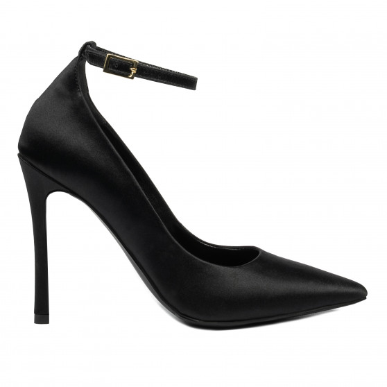 Elegante damesko 1311 sort satin