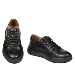 Dame casual sko 6084 sort
