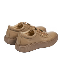 Dame casual sko 6084 latte