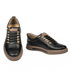 Casual herresko 982 sort kombineret