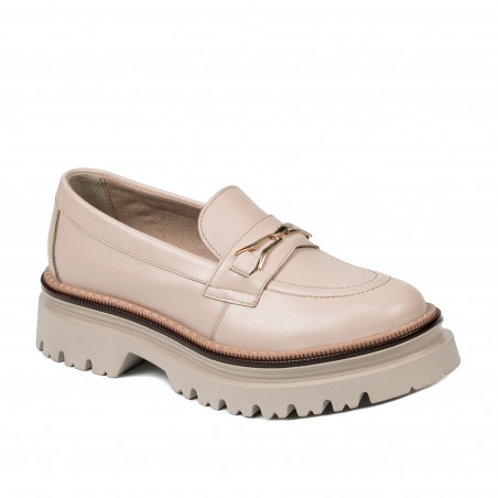 Dame casual sko 6086 creme