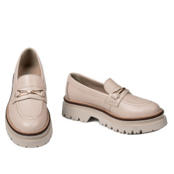 Dame casual sko 6086 creme