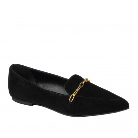 Dameballerinaer 1327 sort velour