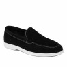 Herresko moccasin 980 sort ruskind