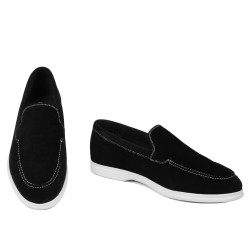 Herresko moccasin 980 sort ruskind