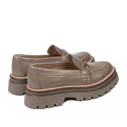 Dame casual sko 6086 cappuccino