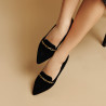 Dameballerinaer 1327 sort velour lifestyle