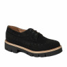 Dame casual sko 6085 sort bufo