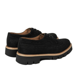 Dame casual sko 6085 sort bufo
