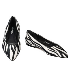 Damesko ballerinaer 1341 zebra