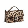Damehåndtaske 039g 01 cavallino leopard