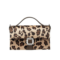 Damehåndtaske 039g 01 cavallino leopard
