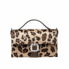 Damehåndtaske 039g 01 cavallino leopard
