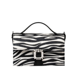 Damehåndtaske 039g 01 cavallino zebra