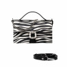 Damehåndtaske 039g 01 cavallino zebra
