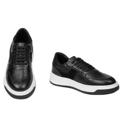 Dame sneakers 6088 sort kombineret