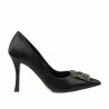Elegant damesko 1339 sort satin