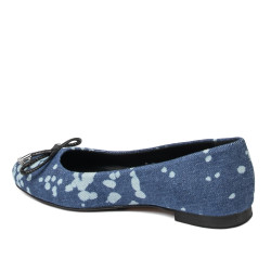 Dameballerinaer 1309 blå jeans