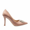 Elegante damesko 1339 satin nude