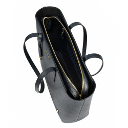 Dame skuldertaske 034g indigo safiano
