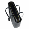 Dame skuldertaske 034g indigo safiano
