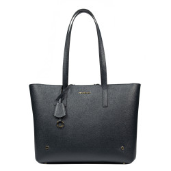 Dame skuldertaske 034g indigo safiano