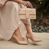 Elegante damesko 1325 croco beige