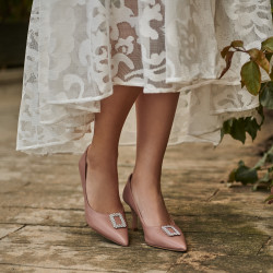 Dame elegante sko 1318 nude lifestyle