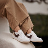 Damesportssko 6088 hvid+beige lifestyle