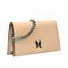 Dame skuldertaske 029g 01 croco nude