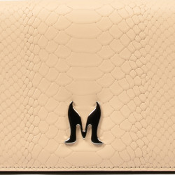Dame skuldertaske 029g 01 croco nude