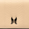 Dame skuldertaske 029g 01 croco nude