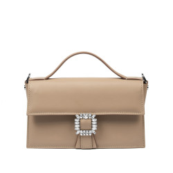 Damehåndtaske 039g 01 mocha mousse