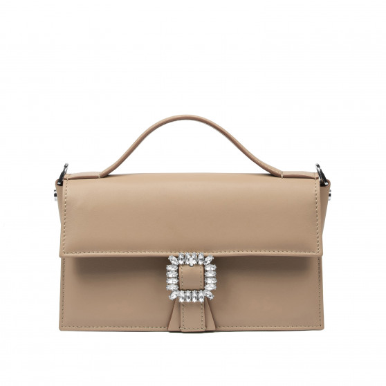 Damehåndtaske 039g 01 mocha mousse