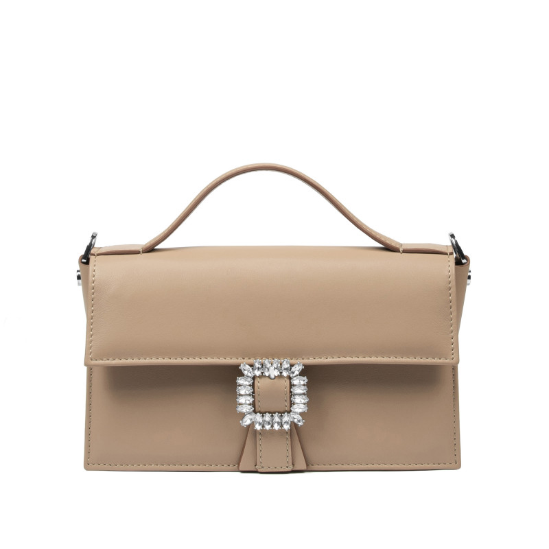 Damehåndtaske 039g 01 mocha mousse