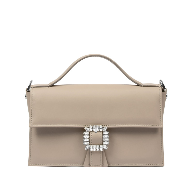 Damehåndtaske 039g 01 taupe