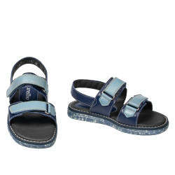 Børnesandaler 326 indigo kombineret