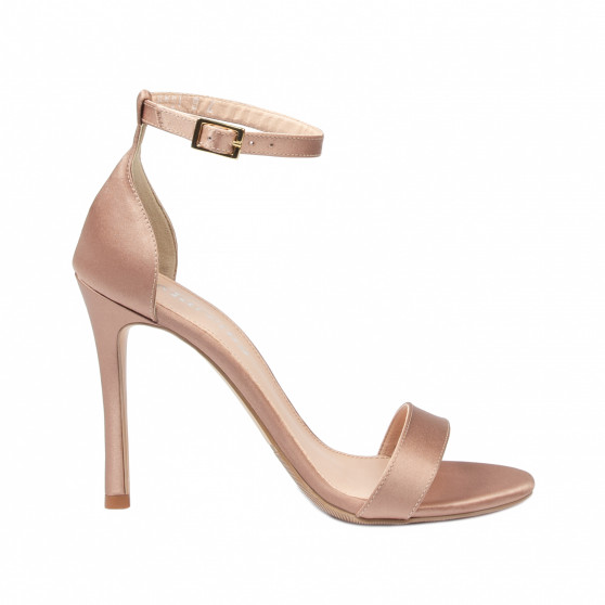 Damesandaler 1349 satin nude