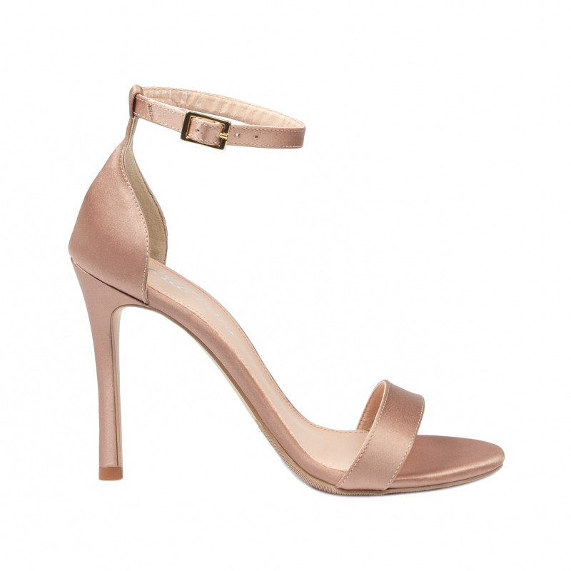 Damesandaler 1349 satin nude