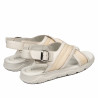 Herresandaler 364 beige kombineret