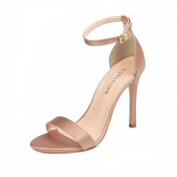 Damesandaler 1349 satin nude