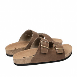 Herresandaler 365 nubuck brun