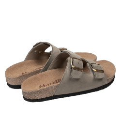 Damesandaler 5117 sandfarvet nubuck