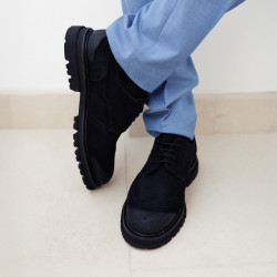 Casual herresko 989 sort ruskind lifestyle